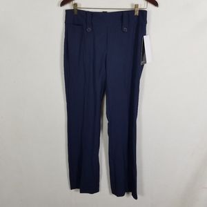 Recucci Bootcut Tummy Control Panel Navy Pants Siz